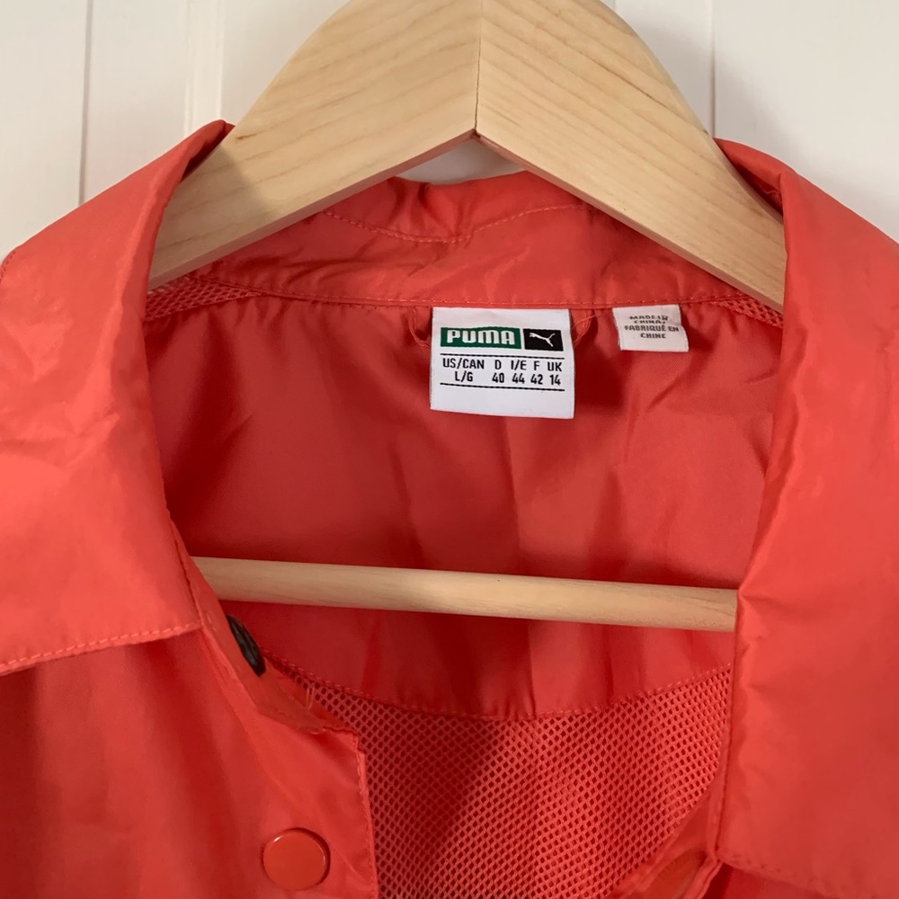 Salmon Puma Windbreaker - Picture 3 of 3